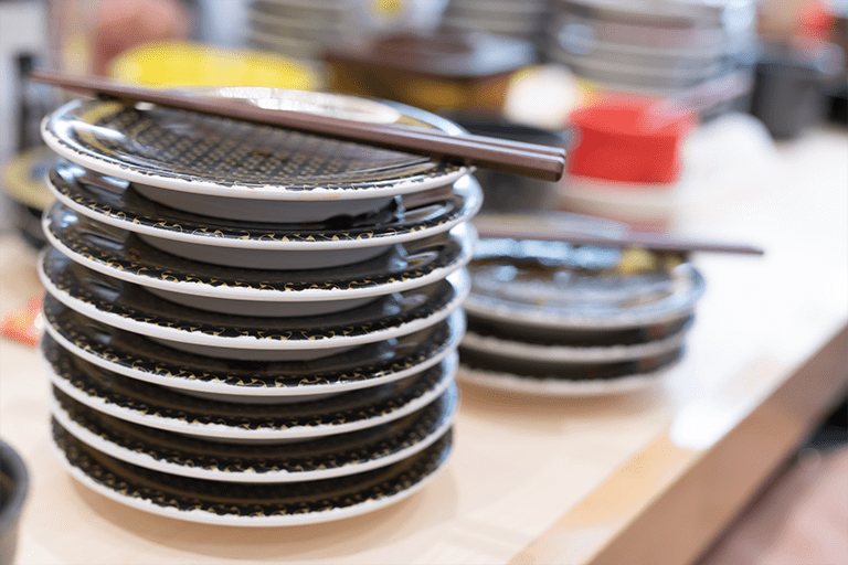 回転寿司のお皿