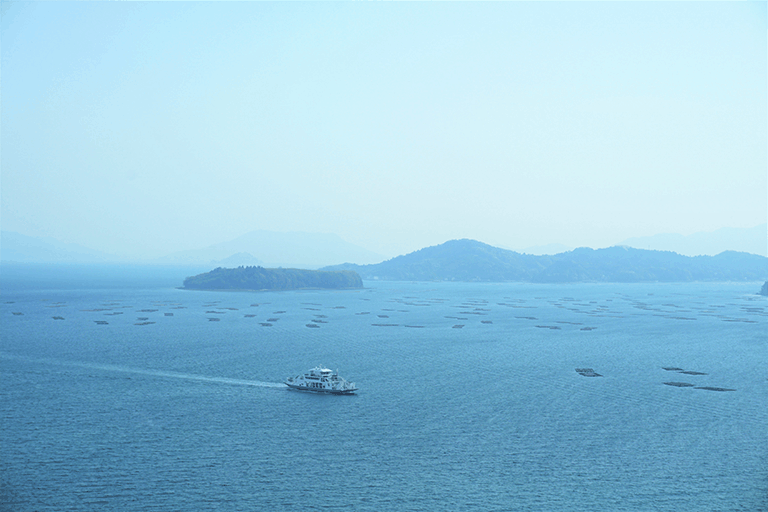 広島の海の様子