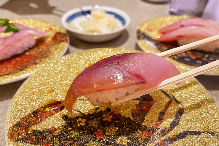 広島県にある回転寿司のマグロ