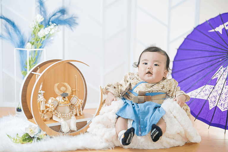 今年の5月5日の端午の節句で初節句を迎えた男の子