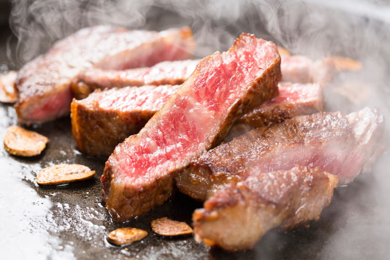父の日におすすめの食べ物「ステーキ」