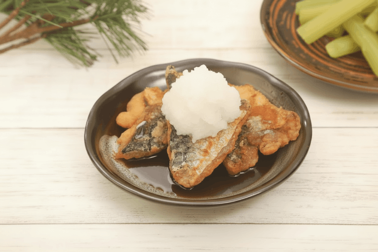 父の日におすすめのご飯「鯖の竜田揚げ・みぞれあんかけ」