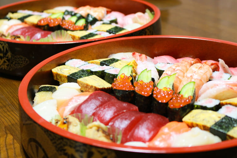 父の日におすすめの食べ物「にぎり寿司」