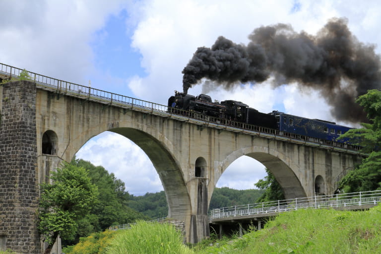 岩手県遠野市にある眼鏡橋