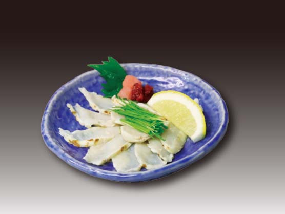 真フグのタタキお造り